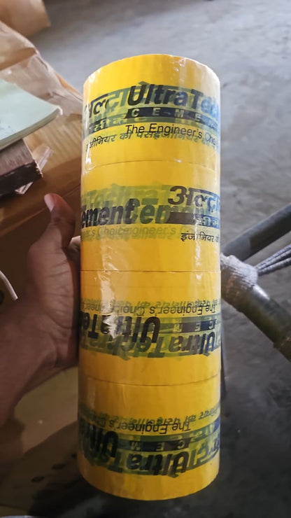 SHUTTERING TAPE ULTRA TECH CEMENT TAPE (40 MIC 3" 30 MTR )48 PIC BOX 12 ROLL