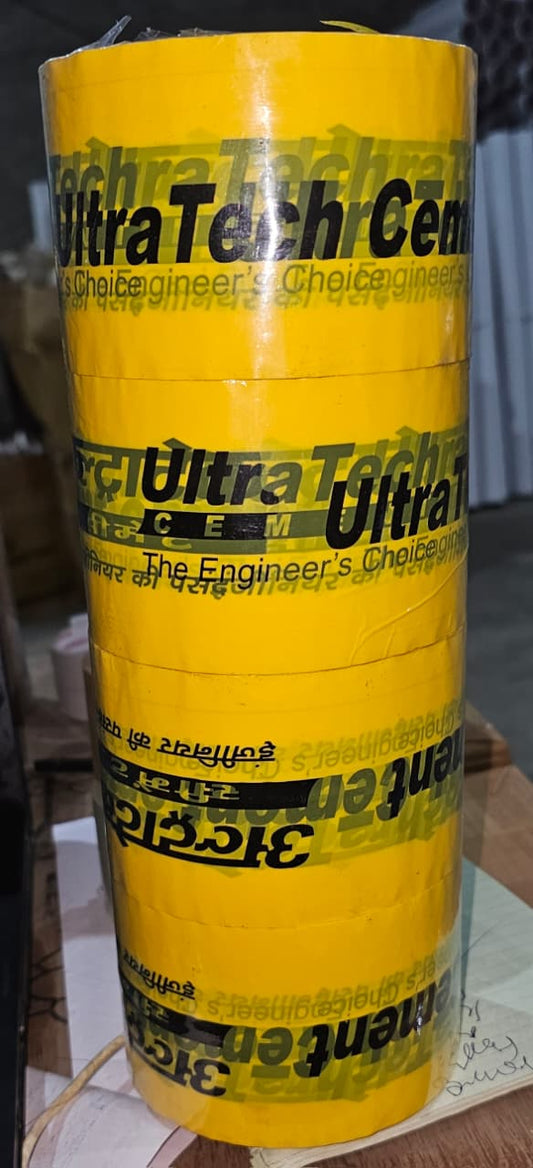 SHUTTERING TAPE ULTRA TECH CEMENT TAPE (40 MIC 3" 30 MTR )48 PIC BOX 12 ROLL