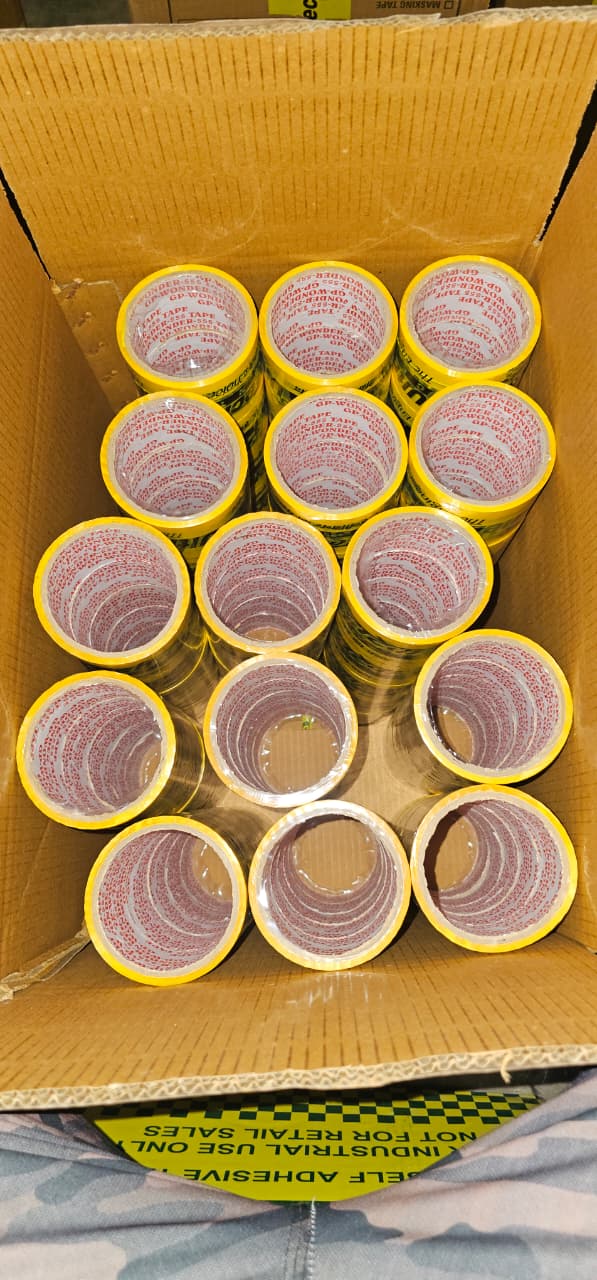 SHUTTERING TAPE ULTRA TECH CEMENT TAPE (40 MIC 2.5" 30 MTR )60 PIC BOX 12 ROLL