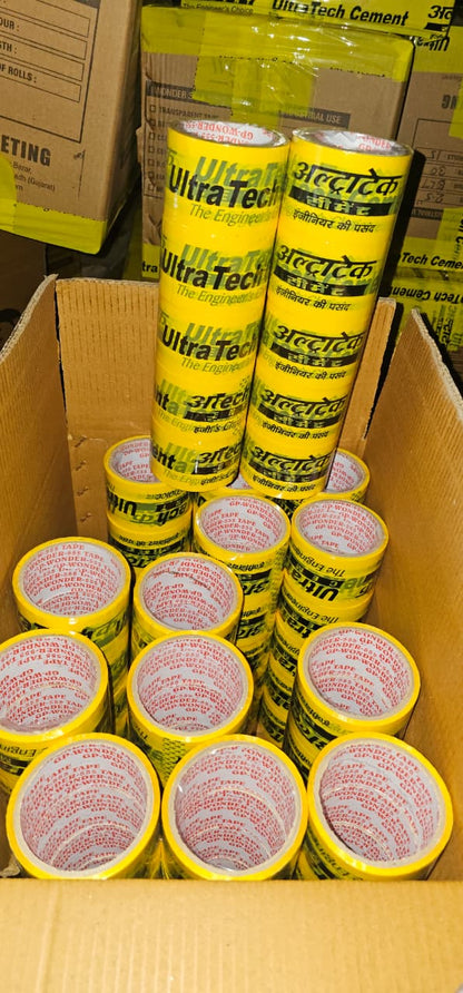 SHUTTERING TAPE ULTRA TECH CEMENT TAPE (40 MIC 2.5" 30 MTR )60 PIC BOX 12 ROLL